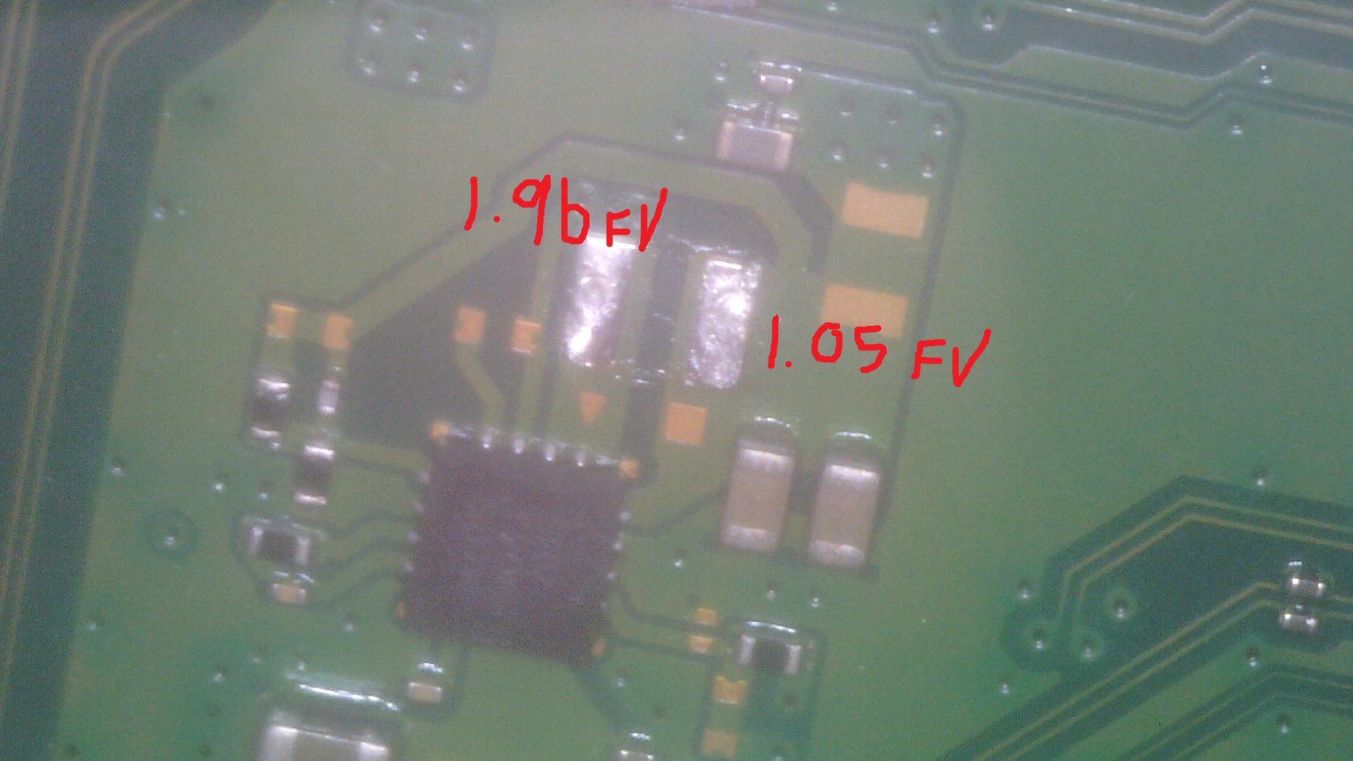 PS5 EDM-010 diode mode readings with regulator inductor removed